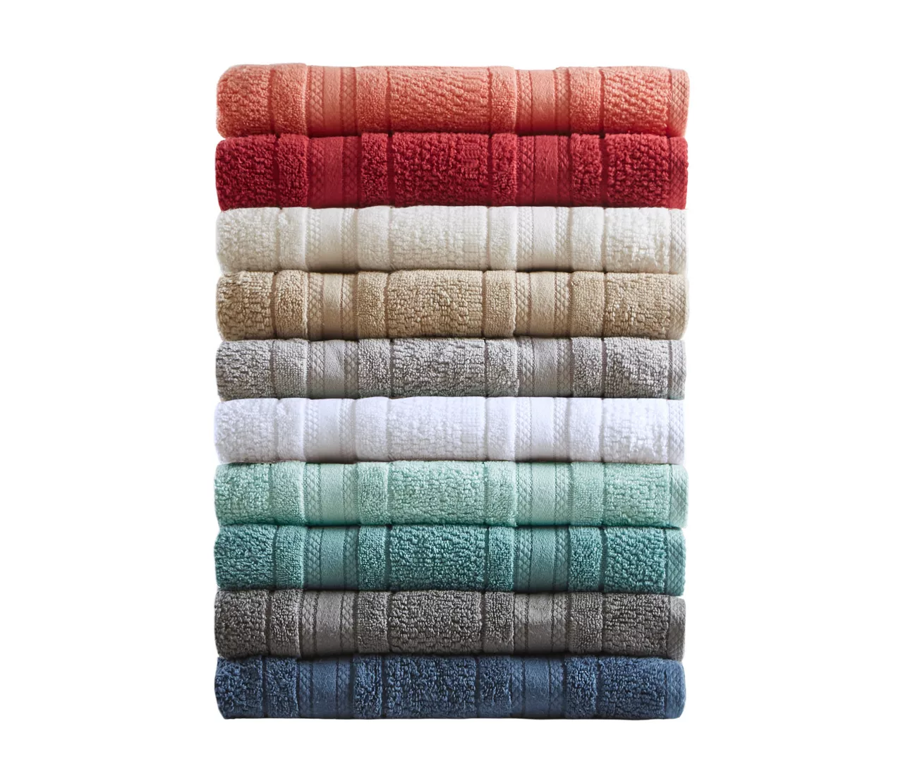 Roman Lattice-Stripe 6-Piece Towel Set 17 Roman Lattice-Stripe 6-Piece Towel Set - Image 15