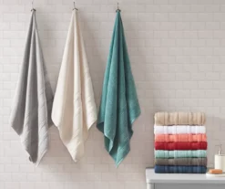 Roman Lattice-Stripe 6-Piece Towel Set 28 Roman Lattice-Stripe 6-Piece Towel Set -DHP Sales Store 810555748