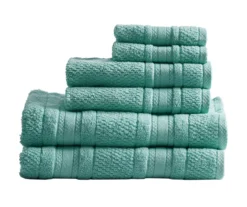 Roman Lattice-Stripe 6-Piece Towel Set 39 Roman Lattice-Stripe 6-Piece Towel Set -DHP Sales Store 810555749 3