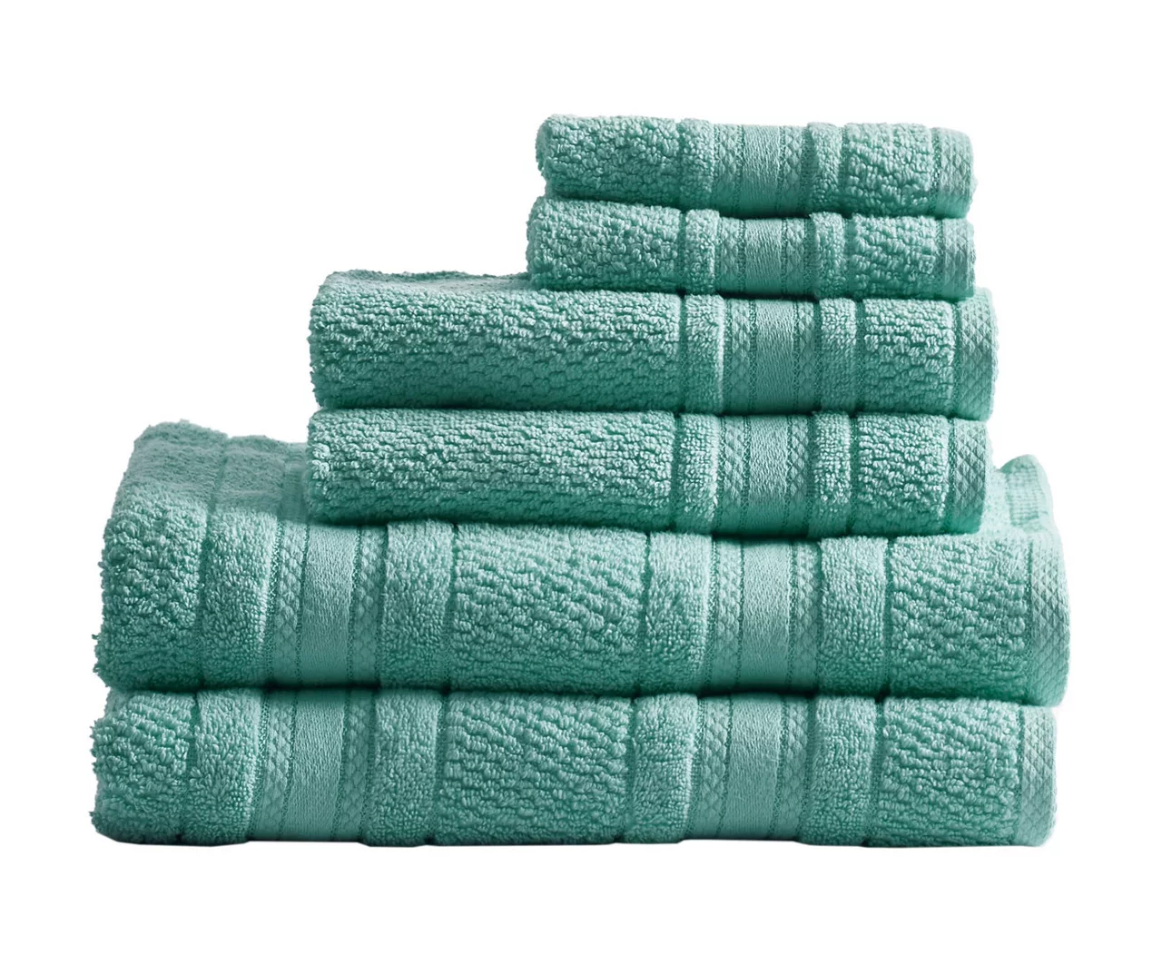 Roman Lattice-Stripe 6-Piece Towel Set 20 Roman Lattice-Stripe 6-Piece Towel Set - Image 18