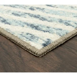 Broyhill Blue & Brown Modern Angles Accent Rug 25 Broyhill Blue & Brown Modern Angles Accent Rug -DHP Sales Store 810557655 1