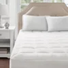 White Waterproof Down-Alternative King Mattress Pad -DHP Sales Store 810558571 810558572 810558573 810558574 810558575 810558576 6