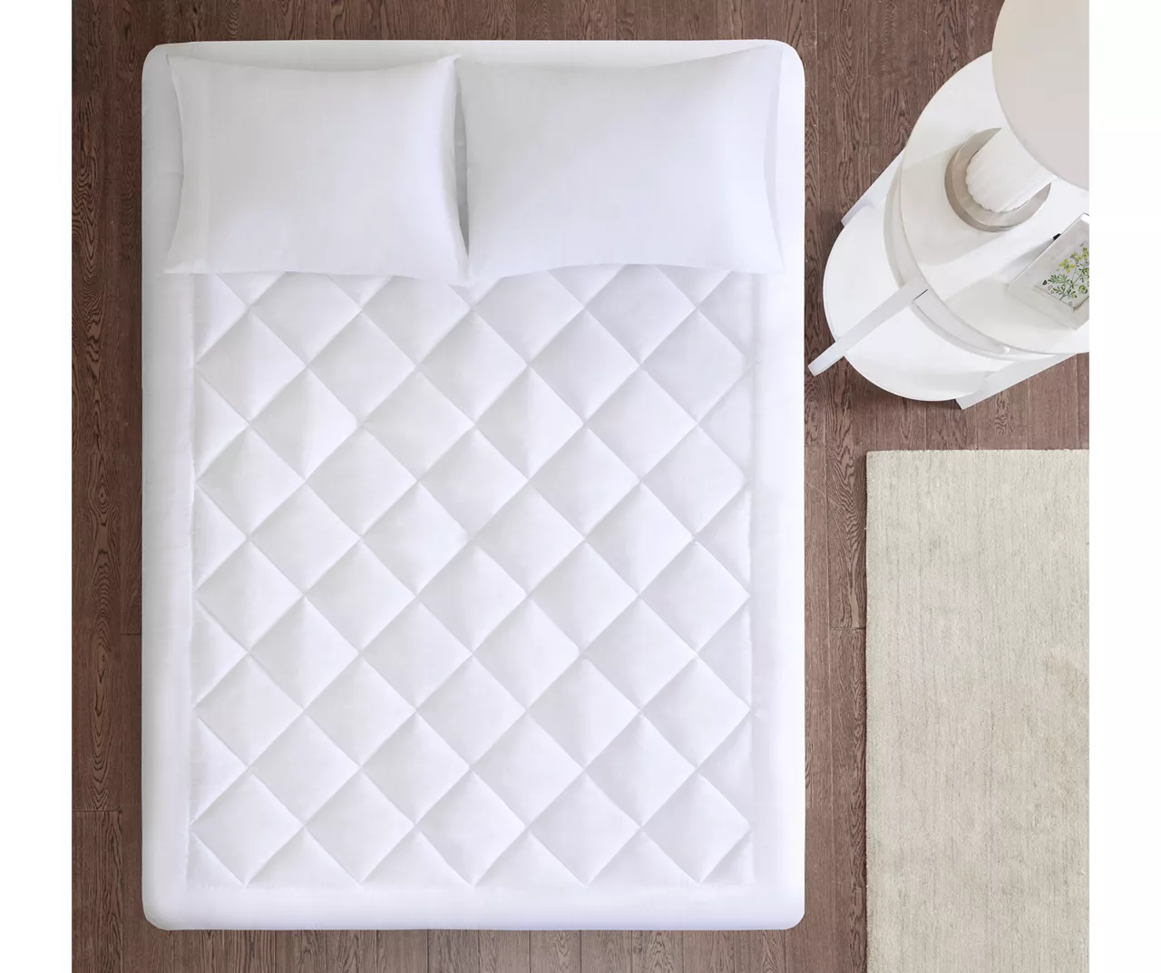 Harmony White Waterproof Twin Mattress Pad 4 Harmony White Waterproof Twin Mattress Pad - Image 2