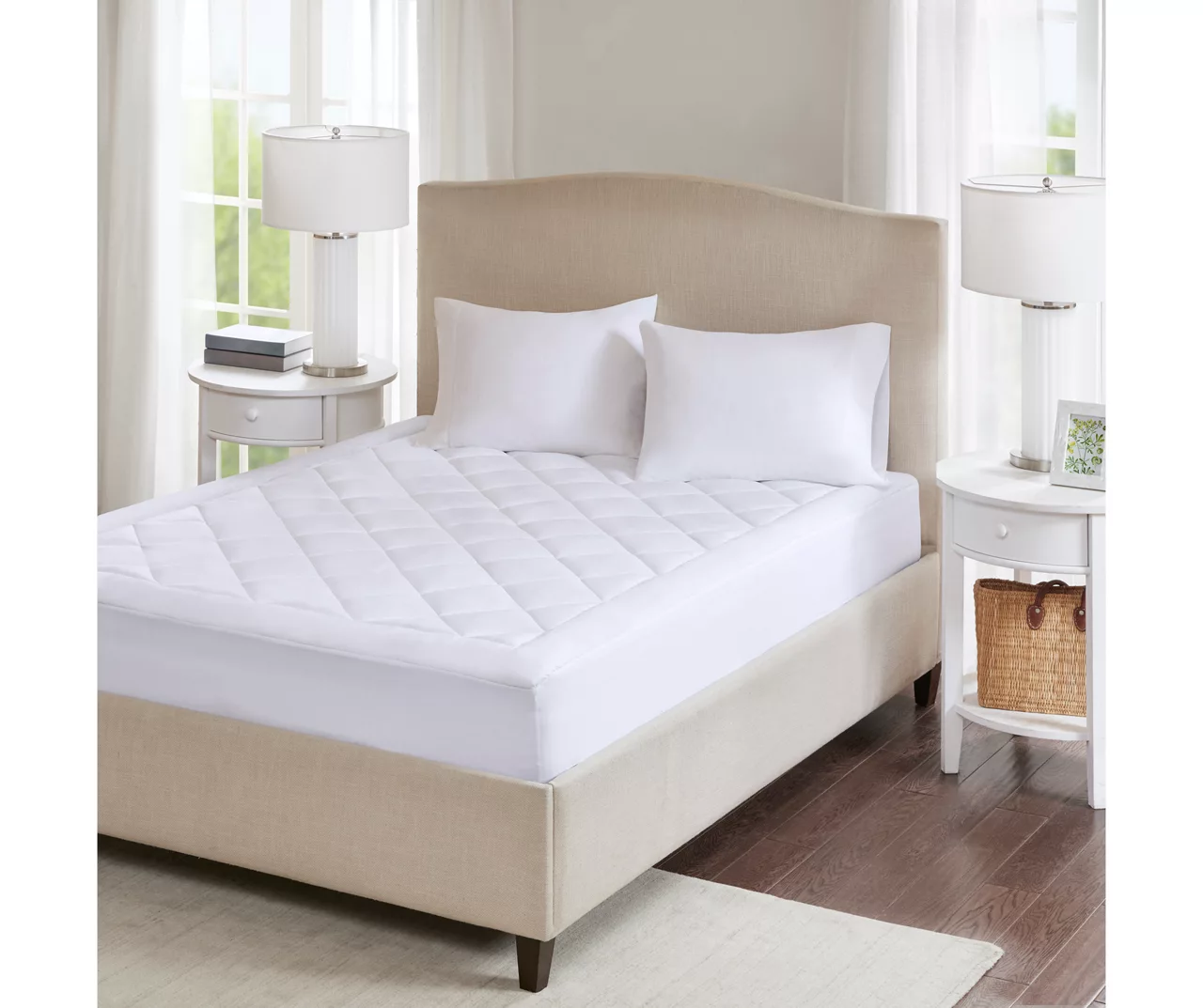 Harmony White Waterproof Twin Mattress Pad 3 Harmony White Waterproof Twin Mattress Pad