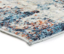 Geneva White & Blue Ornate Traditional Area Rug, (6' 7" X 9') -DHP Sales Store 810559331 810559273 1