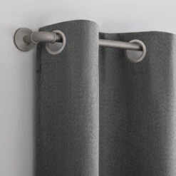 Baylor Silver Room-Darkening Grommet 4-Piece Curtain Panel Set, (63") -DHP Sales Store 810559674 11