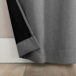 Baylor Silver Room-Darkening Grommet 4-Piece Curtain Panel Set, (63") -DHP Sales Store 810559674 21