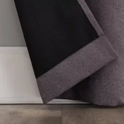 Baylor Dusty Fig Room-Darkening Grommet 4-Piece Curtain Panel Set, (84") -DHP Sales Store 810559678 2 1