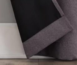 Baylor Dusty Fig Room-Darkening Grommet 4-Piece Curtain Panel Set, (84") -DHP Sales Store 810559678 21 1