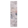 Paityn Gray & Blue Abstract Runner Rug, (2' X 7') -DHP Sales Store 810563289