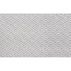 Gray & White Greek Key Jacquard Kitchen Mat, (20" X 36") -DHP Sales Store 810563602
