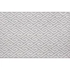 Gray & White Greek Key Jacquard Kitchen Mat, (18" X 30") 2 Gray & White Greek Key Jacquard Kitchen Mat, (18" X 30") -DHP Sales Store 810563619