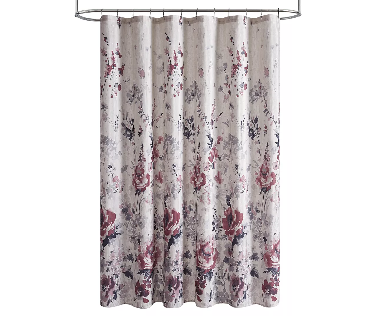 VCNY Home Ainsley Purple & Beige Floral 14-Piece Bath Set 4 VCNY Home Ainsley Purple & Beige Floral 14-Piece Bath Set - Image 2