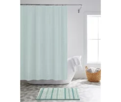 14-Piece Shower Curtain & Stripe Noodle Bath Rug Set -DHP Sales Store 810567004 B0 1