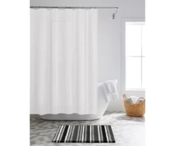 14-Piece Shower Curtain & Stripe Noodle Bath Rug Set -DHP Sales Store 810567005 B0 1