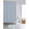 Light Blue 14-Piece Shower Curtain & Stripe Noodle Bath Rug Set 2 Light Blue 14-Piece Shower Curtain & Stripe Noodle Bath Rug Set -DHP Sales Store 810567008 B0 1