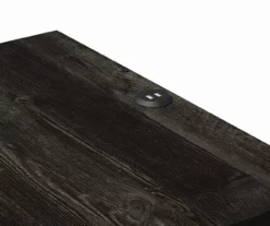 Silverton Black Oak Nightstand With USB Charging -DHP Sales Store 810569984 3