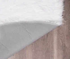 My Magic Carpet White Washable Round Shag Area Rug, (6') 13 My Magic Carpet White Washable Round Shag Area Rug, (6') -DHP Sales Store 810571829 5