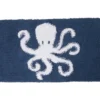 Grecian Getaway Dain Navy & White Octopus Bath Rug -DHP Sales Store 810571920 A0