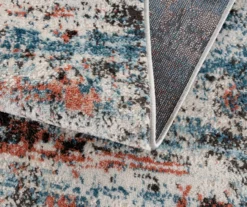 Fielding Brown & Blue Abstract Runner Rug, (2.5' X 7') -DHP Sales Store 810573875 4