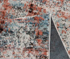 Fielding Brown & Blue Abstract Runner Rug, (2.5' X 7') -DHP Sales Store 810573875 5