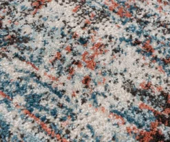 Fielding Brown & Blue Abstract Runner Rug, (2.5' X 7') -DHP Sales Store 810573875 6