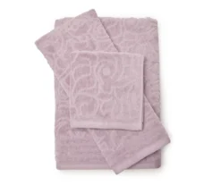 Broyhill Damask Jacquard Velour Towel -DHP Sales Store 810578030 810578028 810578072 1