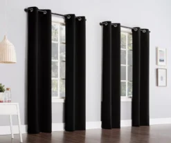 Sun Zero Putnam Room-Darkening Grommet 4-Piece Curtain Panel Set -DHP Sales Store 810582810 1