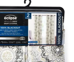 Eclipse Evon Medallion Grommet Blackout Curtain Panel Pair -DHP Sales Store 810583394 A8 1