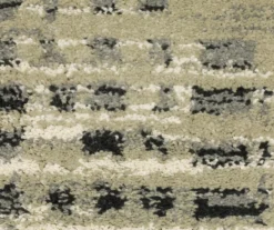 Senet Beige & Gray Abstract Crosshatch Area Rug, (2.3' X 7.6') -DHP Sales Store 810584464 4