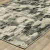 Seaburt Gray & Beige Abstract Area Rug, (2.3' X 7.6') 2 Seaburt Gray & Beige Abstract Area Rug, (2.3' X 7.6') -DHP Sales Store 810584505 1