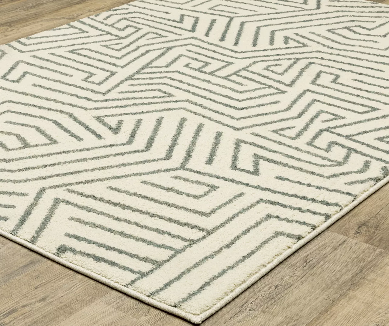 Senyor Beige & Gray Geometric Linework Area Rug, (2.3' X 7.6') 3 Senyor Beige & Gray Geometric Linework Area Rug, (2.3' X 7.6')
