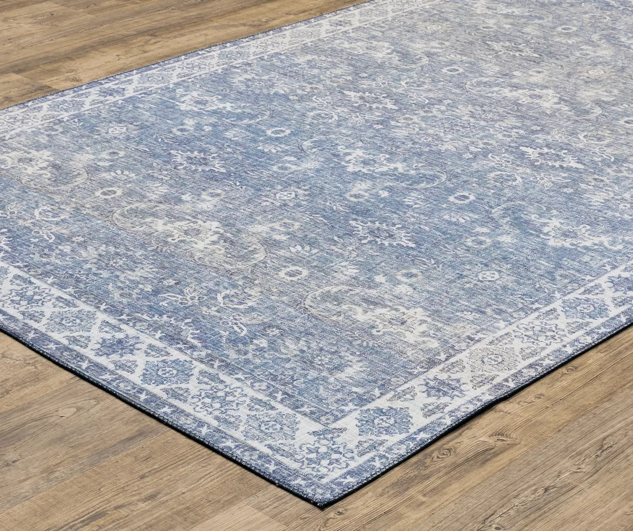Myka Blue & White Floral Area Rug 10 Myka Blue & White Floral Area Rug - Image 8