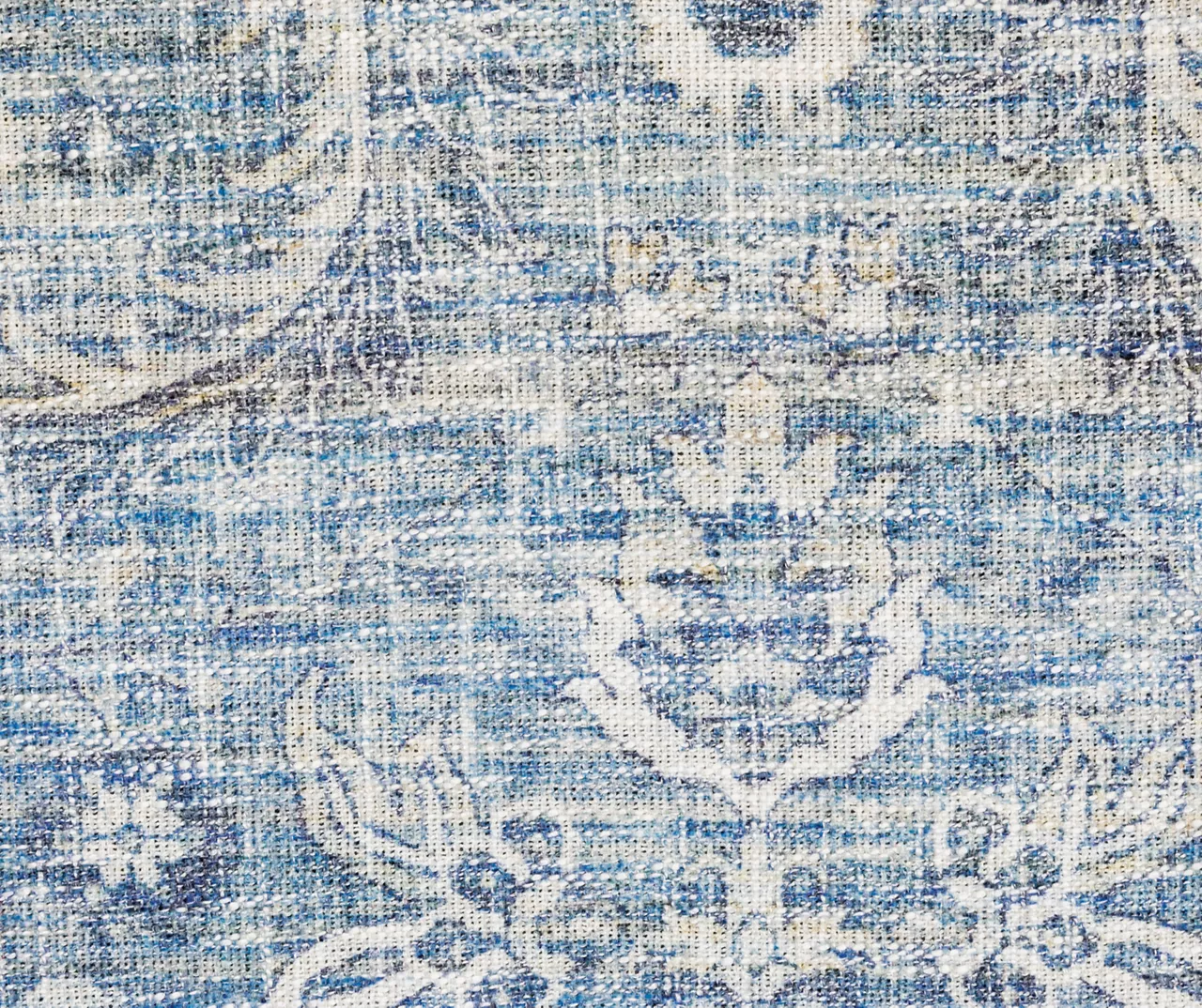 Myka Blue & White Floral Area Rug 9 Myka Blue & White Floral Area Rug - Image 7