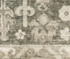 Savion Charcoal & Ivory Floral Geometric Area Rug, (5.3' X 7.3') -DHP Sales Store 810584594 4