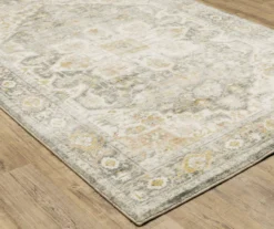 Savanna Gray & Gold Floral Geometric Area Rug -DHP Sales Store 810584600 1