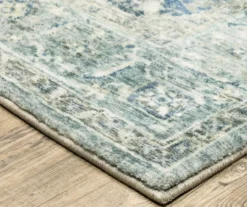 Savadore Gray & Blue Medallion Area Rug, (2' X 8') -DHP Sales Store 810584604 2