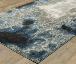 Vedie Blue & Taupe Abstract Area Rug, (6.7' X 9.2') 8 Vedie Blue & Taupe Abstract Area Rug, (6.7' X 9.2') -DHP Sales Store 810584628 1