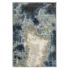 Vedie Blue & Taupe Abstract Area Rug, (6.7' X 9.2') -DHP Sales Store 810584628