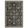 Veliko Charcoal & Blue Floral Area Rug, (2.3' X 7.6') -DHP Sales Store 810584695