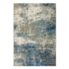 Veejay Blue & Ivory Abstract Area Rug, (7.1' X 10') -DHP Sales Store 810584703