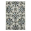 Torance Beige & Blue Linework Medallion Outdoor Area Rug, (5.3' X 7.3') -DHP Sales Store 810584738