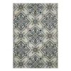 Torance Beige & Blue Linework Medallion Outdoor Area Rug, (3.3' X 5') -DHP Sales Store 810584739 2
