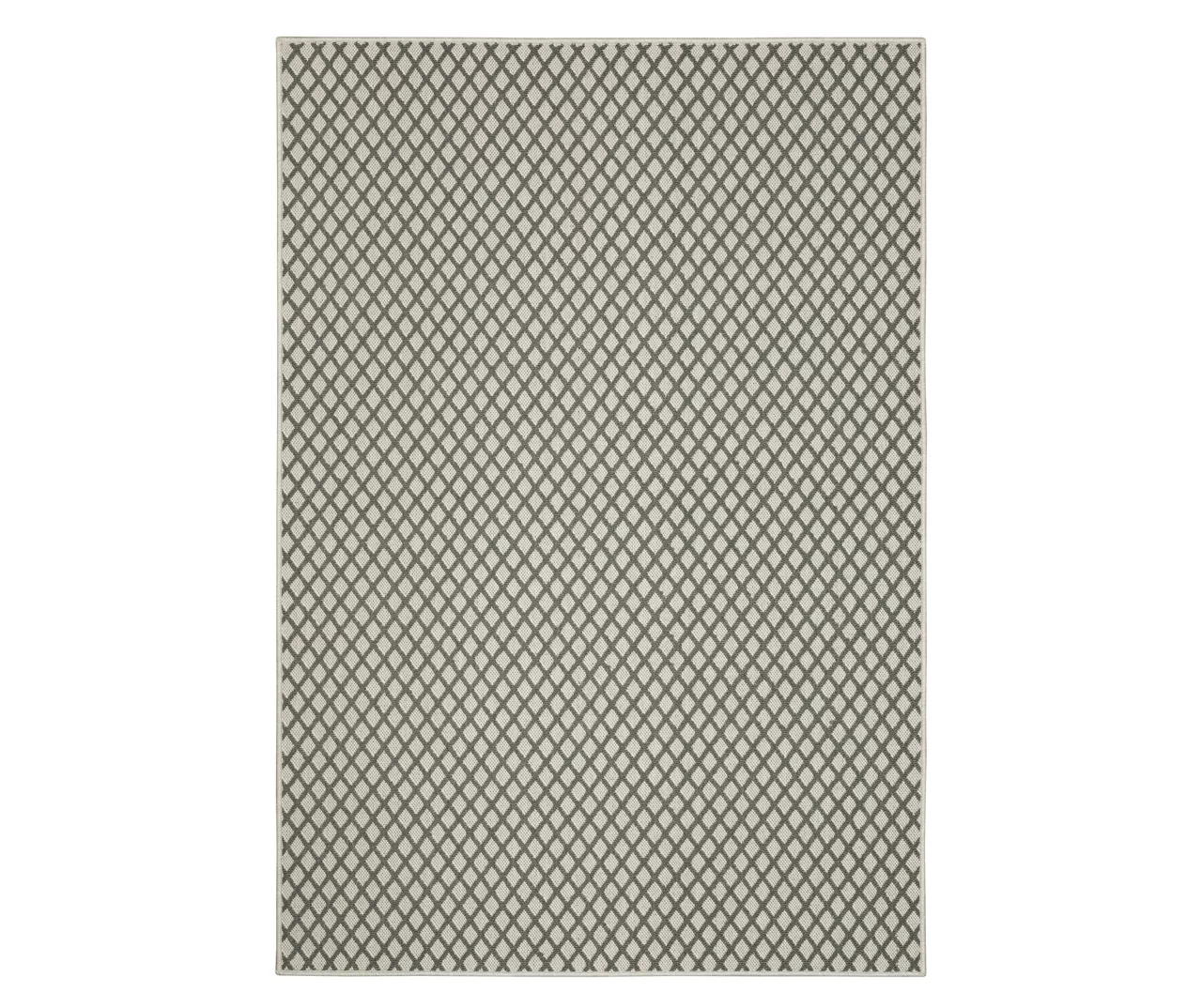 Torde Beige & Gray Lattice Outdoor Area Rug 3 Torde Beige & Gray Lattice Outdoor Area Rug