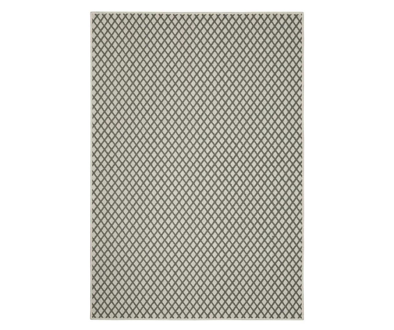 Torde Beige & Gray Lattice Outdoor Area Rug, (1.1' X 3.9') 3 Torde Beige & Gray Lattice Outdoor Area Rug, (1.1' X 3.9')