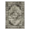 George Gray & Black Floral Medallion Area Rug, (6.7' X 9.2') -DHP Sales Store 810584850