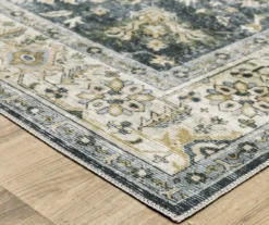 Chairo Blue & Beige Floral Area Rug, (7.6' X 10') -DHP Sales Store 810584859 3