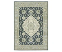 Thornfield Blue & Green Floral Medallion Area Rug -DHP Sales Store 810584873