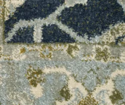 Thornfield Blue & Green Floral Medallion Area Rug -DHP Sales Store 810584875 4