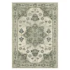 Pamona Ivory & Blue Geometric Medallion Area Rug, (5.3' X 7.3') -DHP Sales Store 810584879